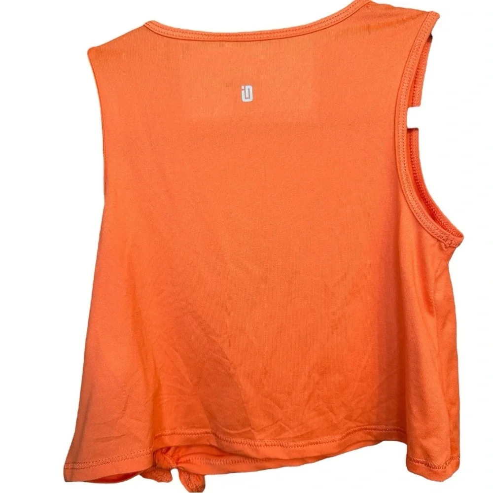 Ideology Orange Kids Tank Top with Positive Message